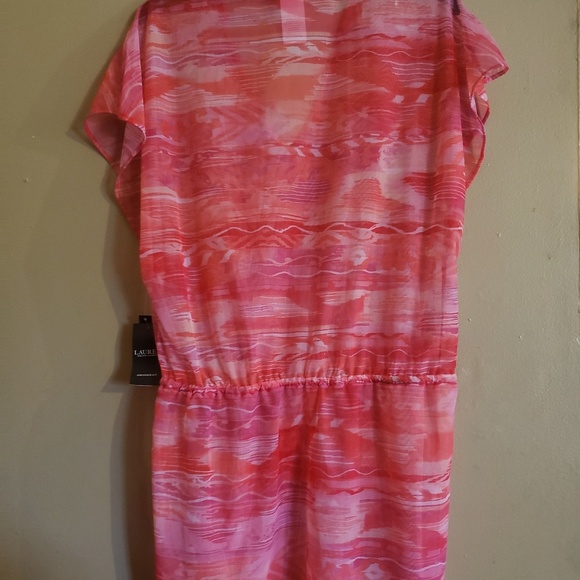 Ralph Lauren swim coverup pink shades new xs. - Picture 4 of 8